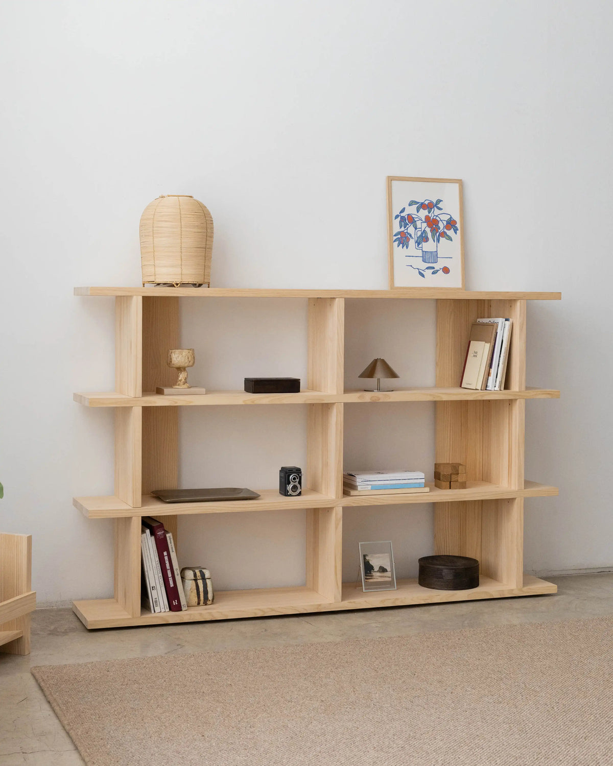 Montgó Bücherregal aus Massivholz 180 x 115,2 cm