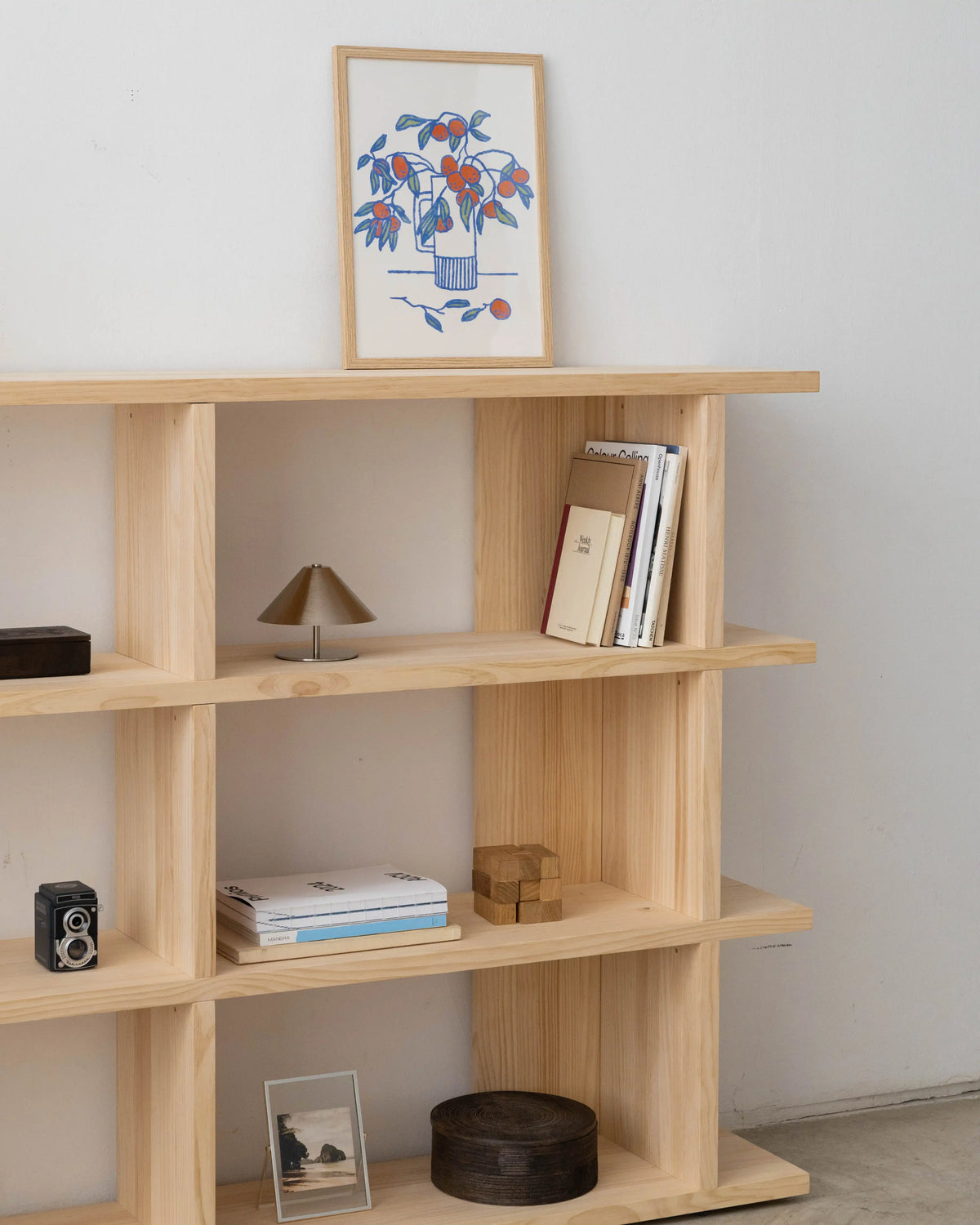 Montgó Bücherregal aus Massivholz 180 x 115,2 cm