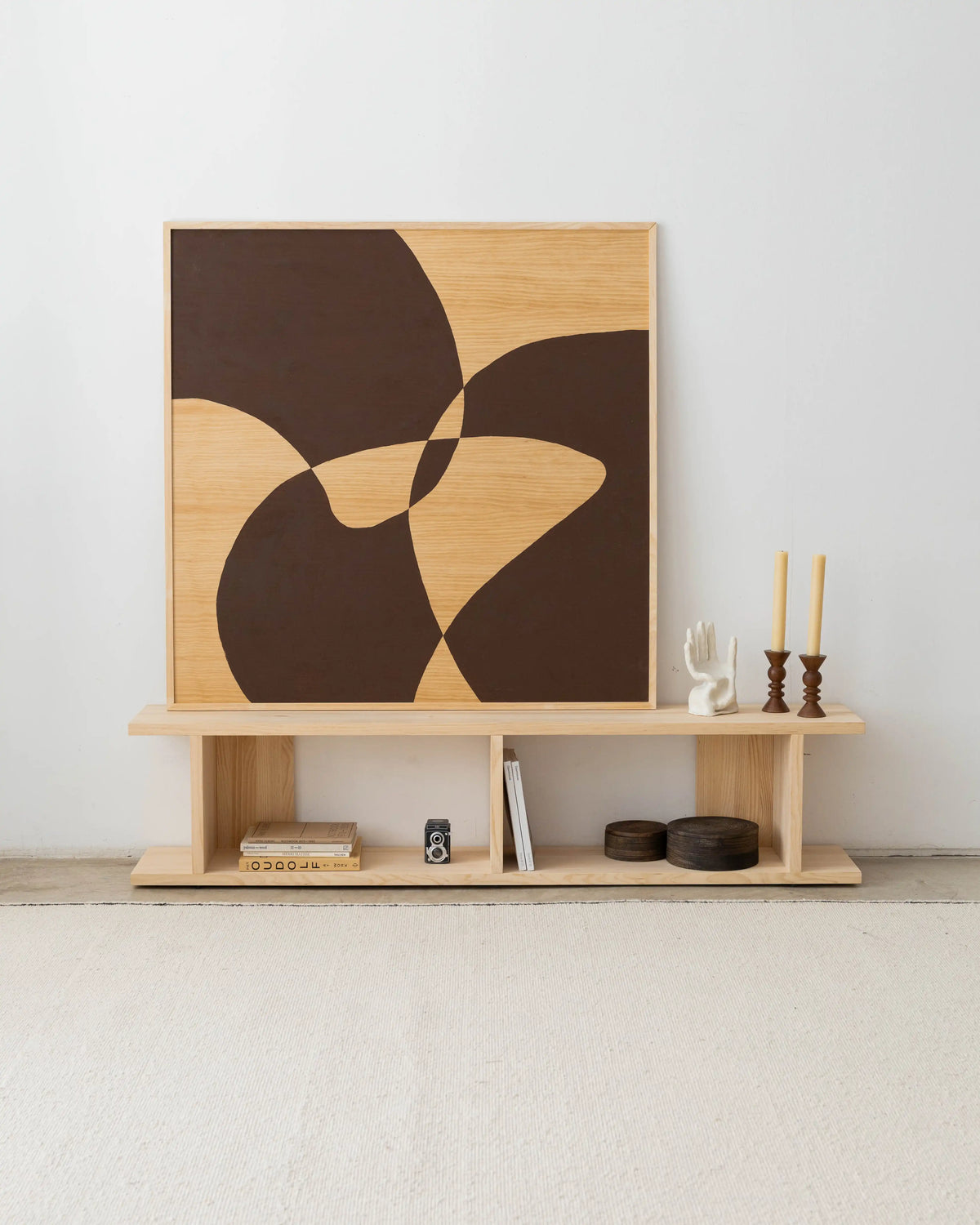 Montgó solid wood TV stand 180 x 40.4 cm