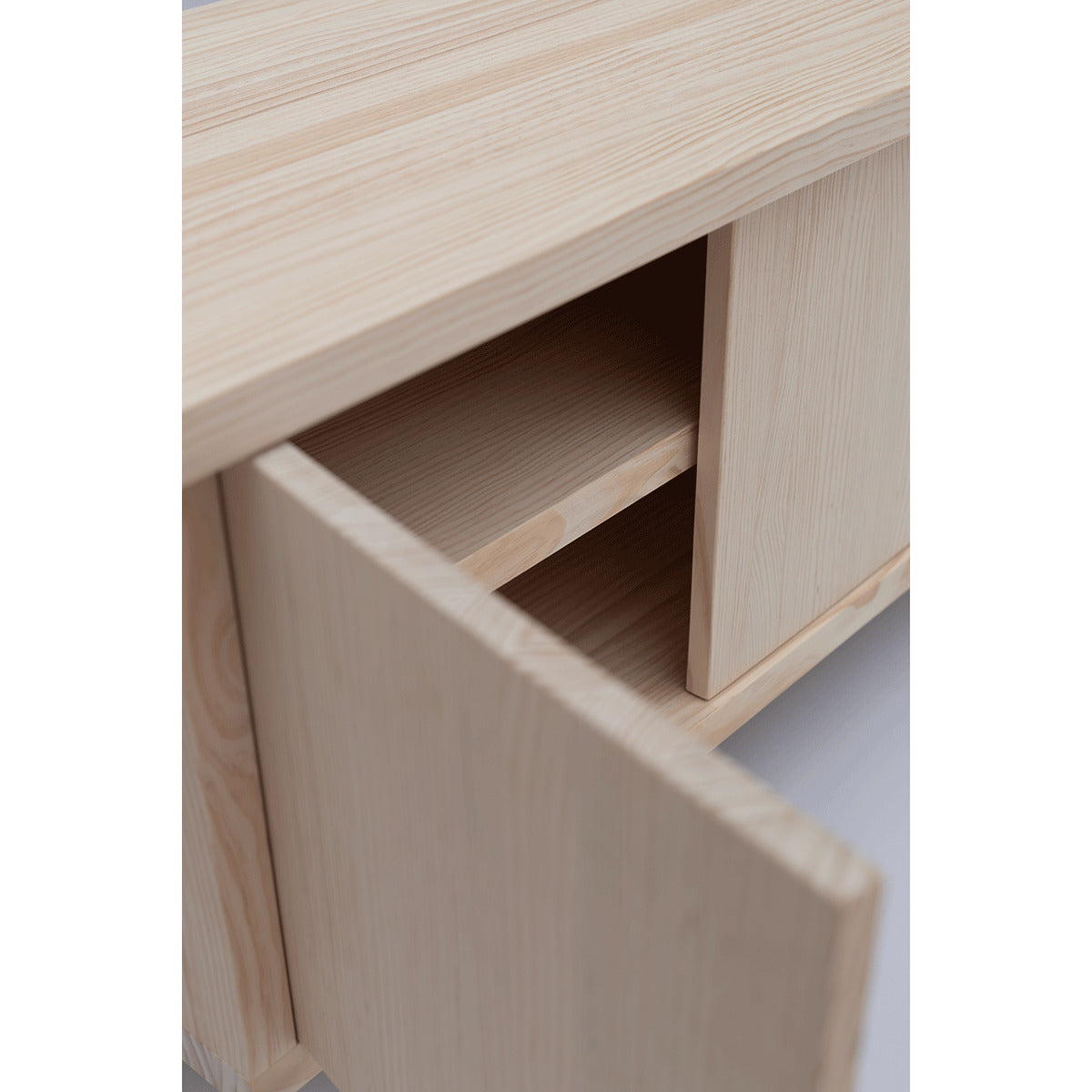 Natural unvarnished and Natural varnished
