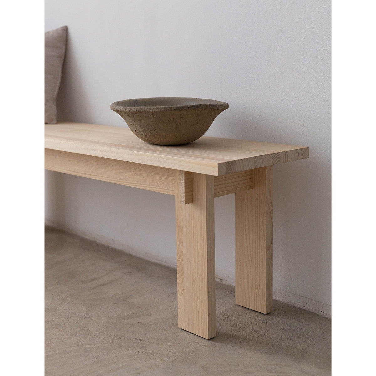 Begur große Bank aus massivem Kiefernholz 150 cm