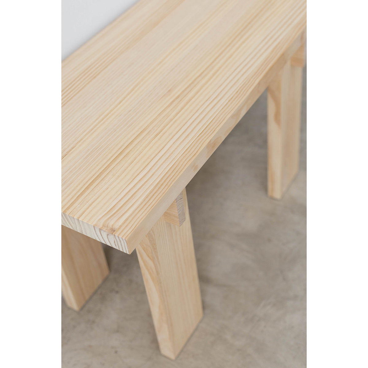 Begur small bench in solid pine wood 75 cm