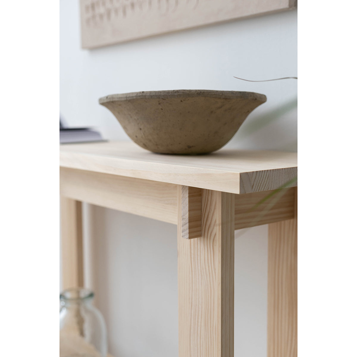 Consola Tagomago de madera maciza de pino 120 x 80 cm
