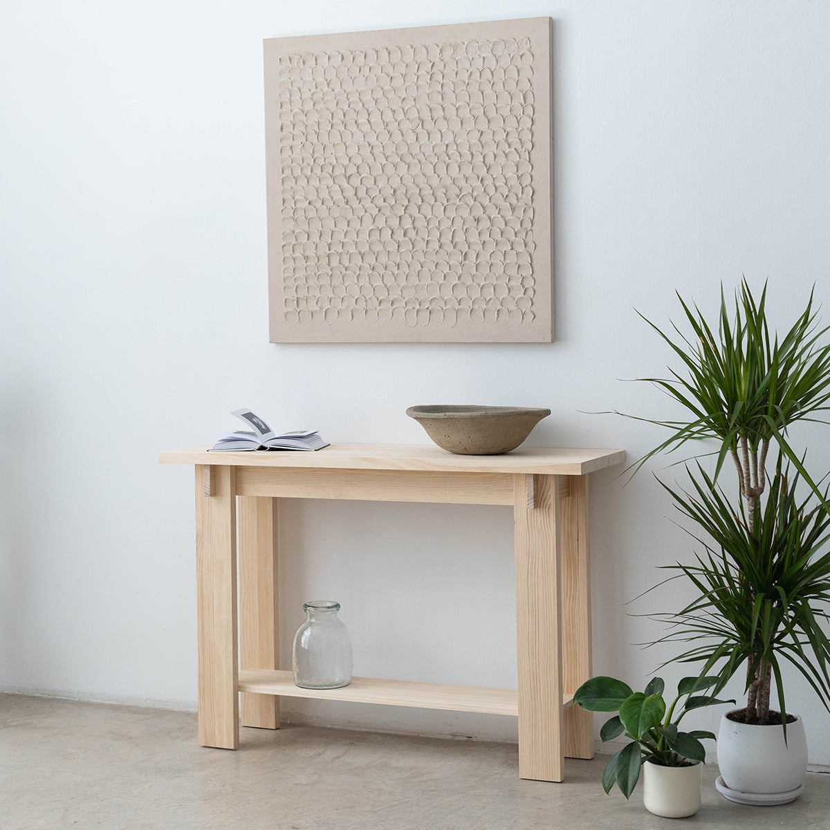 Konsole Tagomago aus massivem Kiefernholz 120 x 80 cm