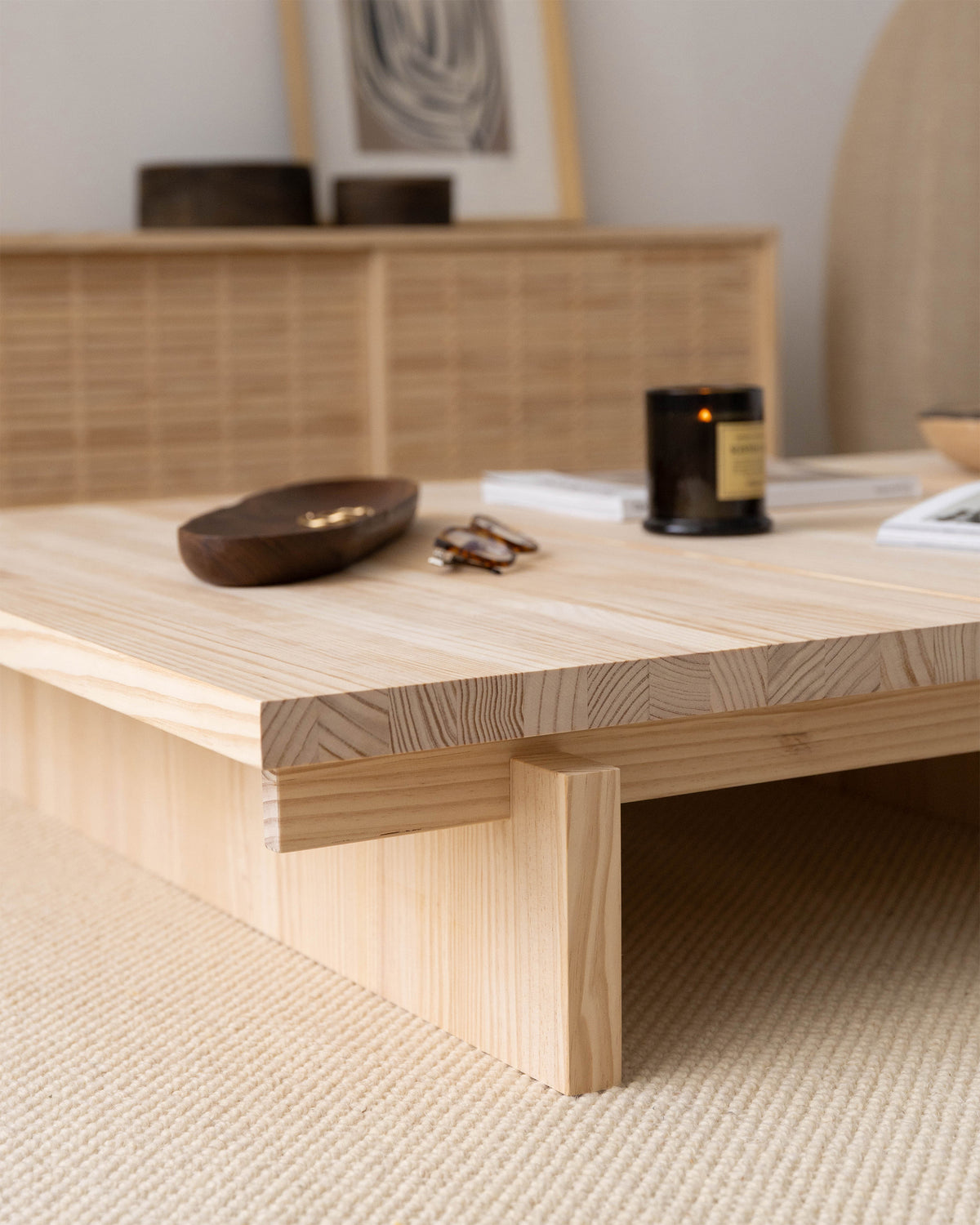 Natural unvarnished and Natural varnished