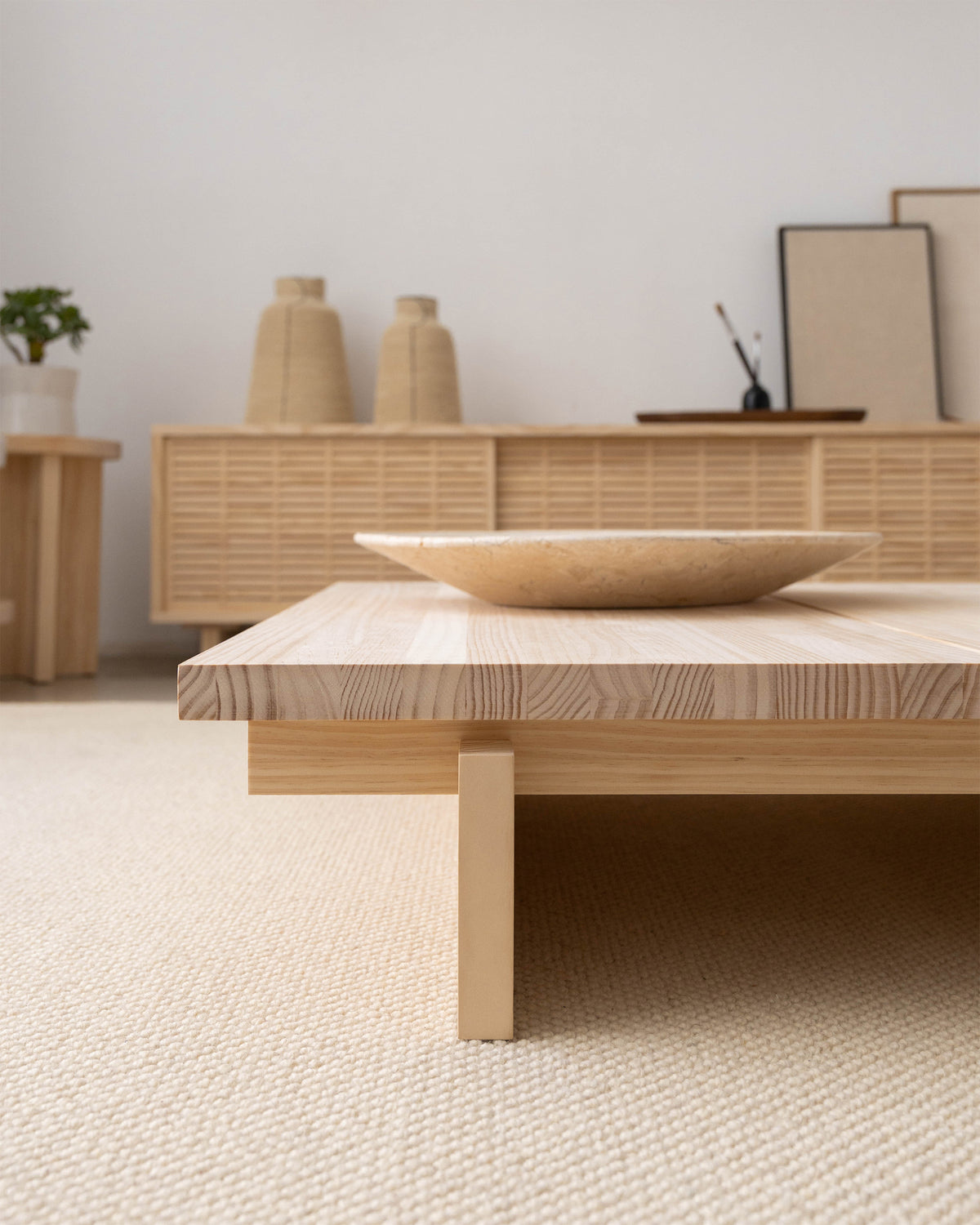 Natural unvarnished and Natural varnished