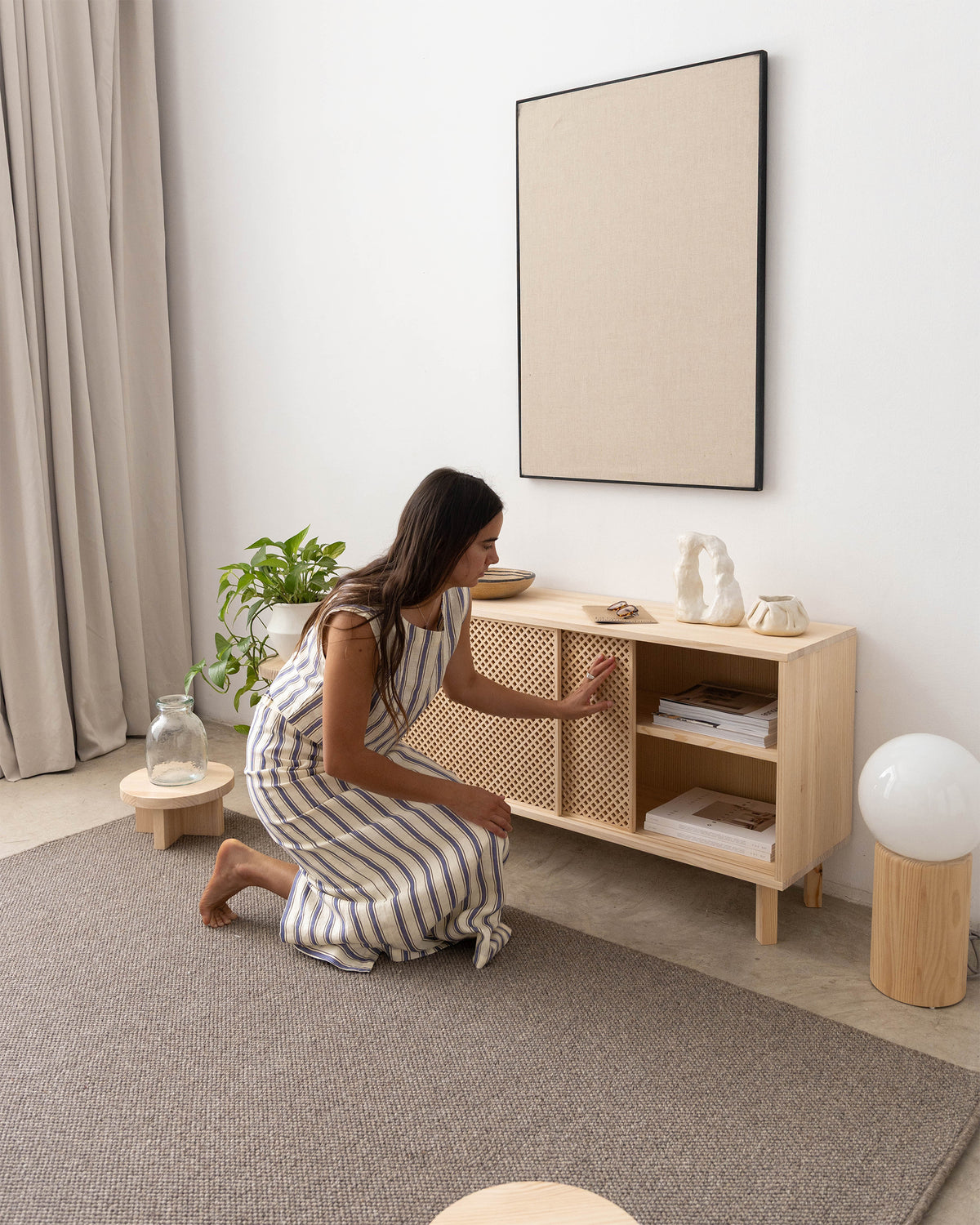 Anrichte Granadella aus Kiefer mit 1 oder 2 Türen 120 cm