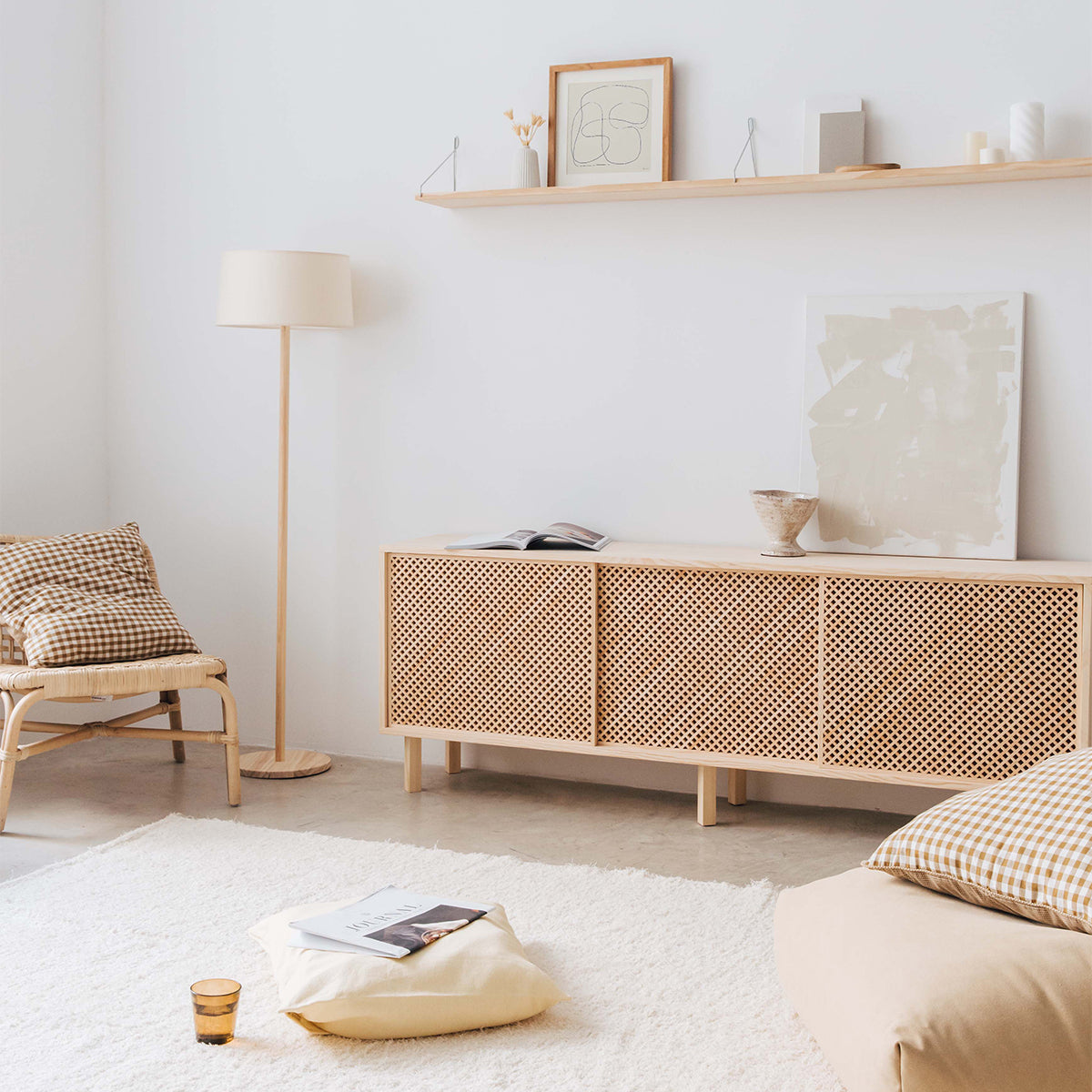 Sideboard Altea aus Kiefer mit 2 oder 3 Türen 180 cm