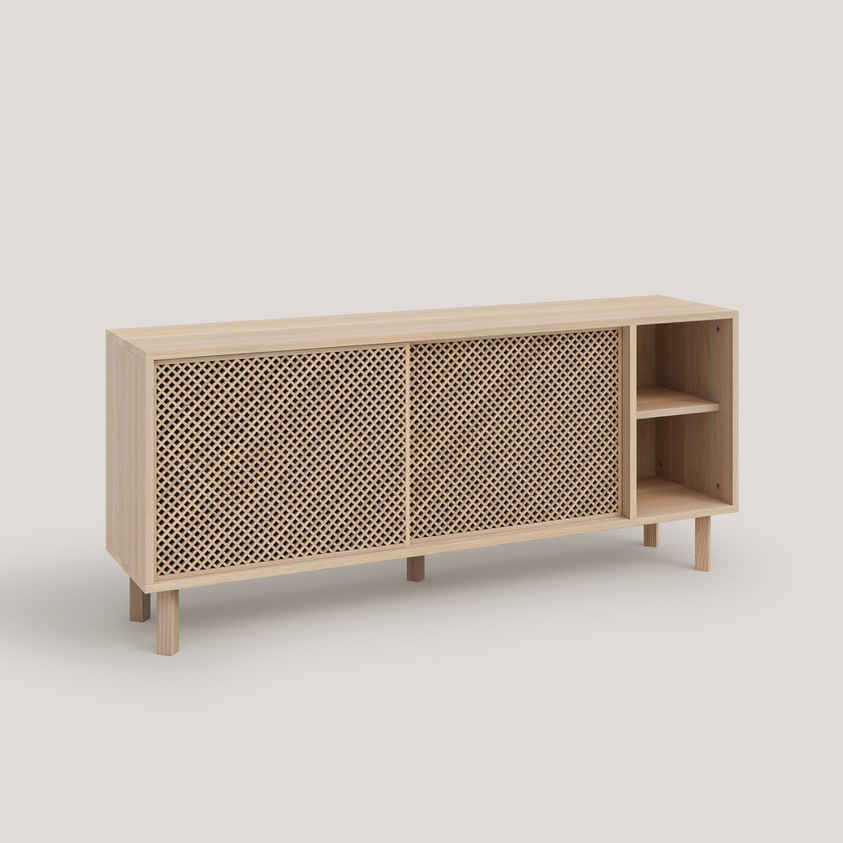 Natural unvarnished and Natural varnished