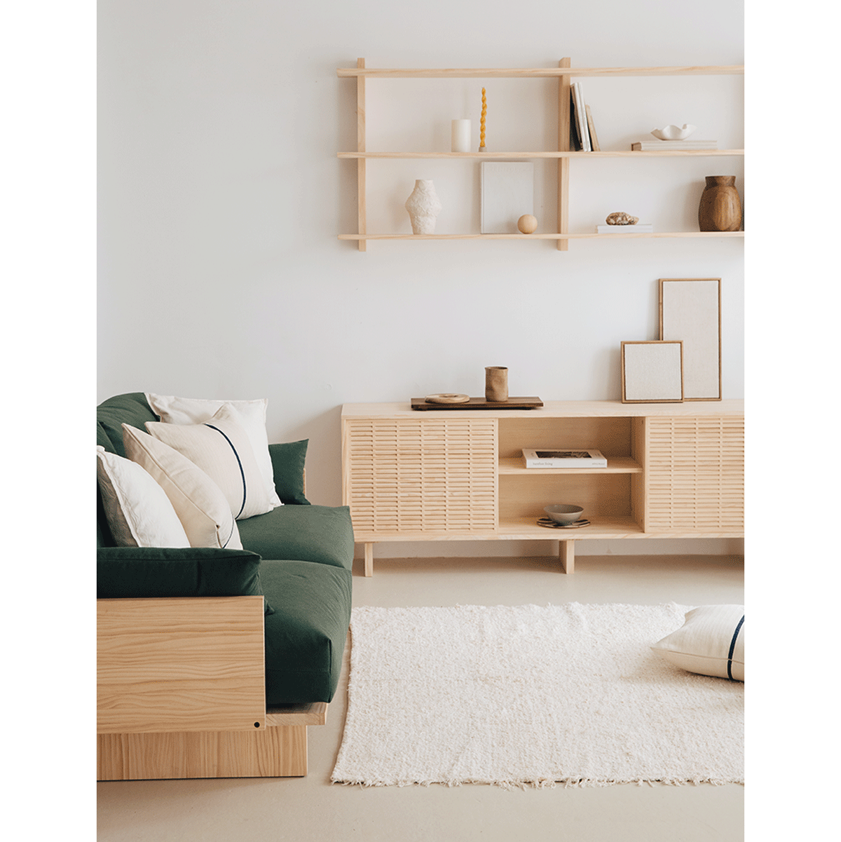 Mistral Zweisitzer-Sofa Mediterraner Stil 183 cm