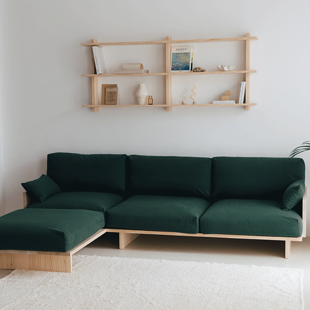 Sofá Tramontana de 4 plazas con chaise longue 272 cm