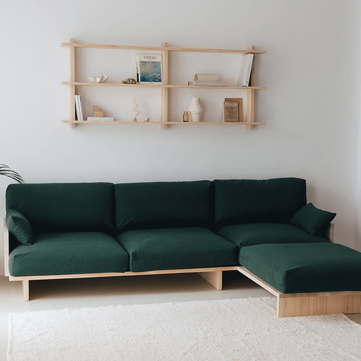 Sofá Tramontana de 4 plazas con chaise longue 272 cm