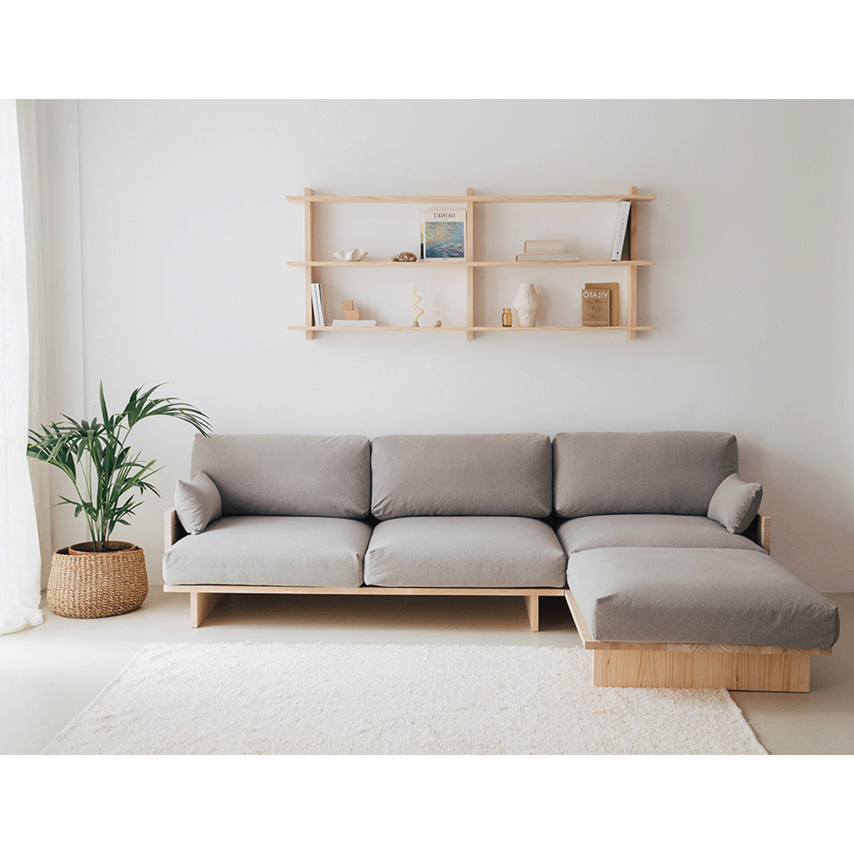 Sofá Tramontana de 4 plazas con chaise longue 272 cm