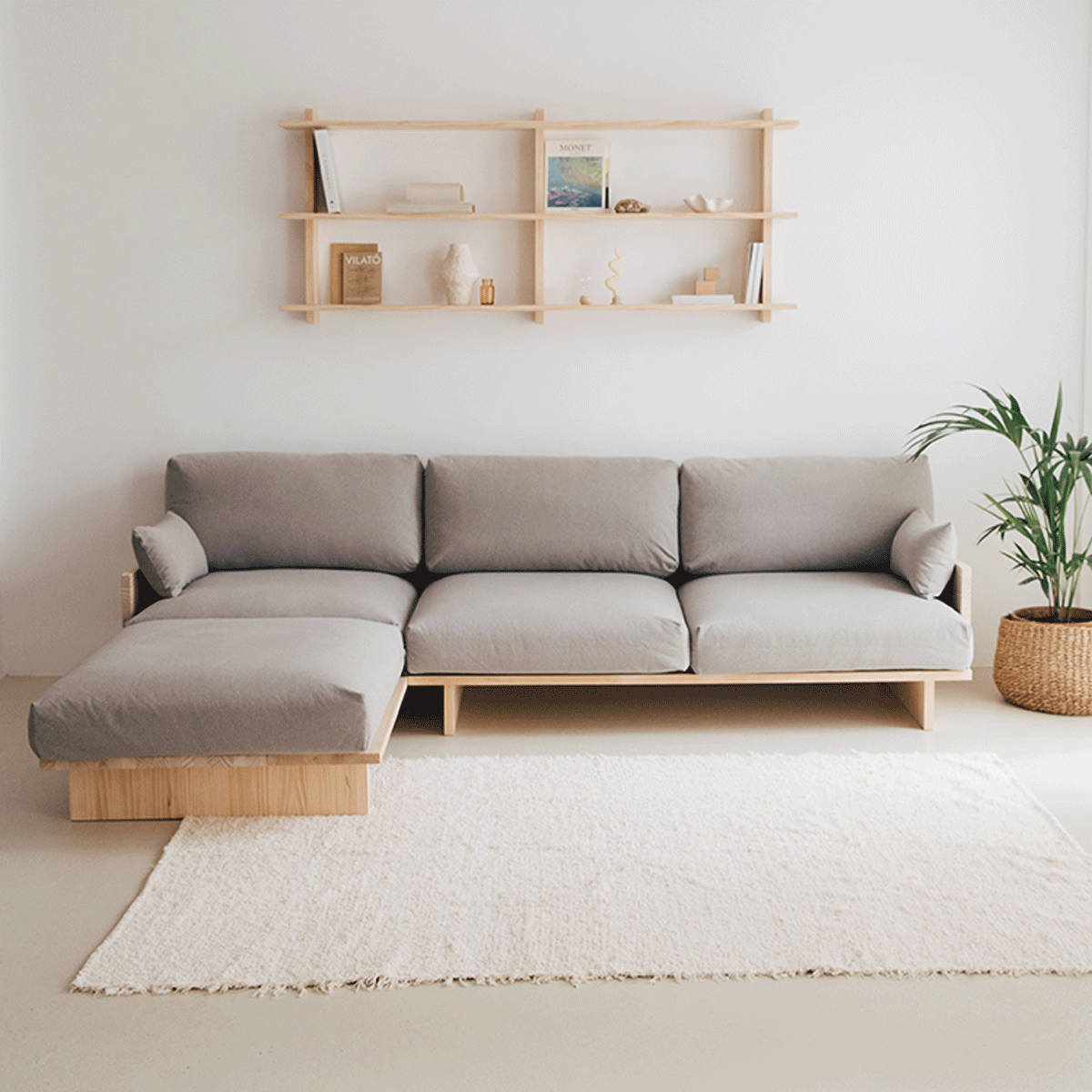 Sofá Tramontana de 4 plazas con chaise longue 272 cm