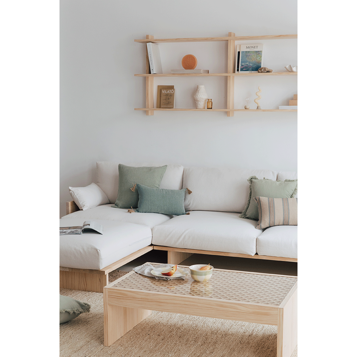 Sofá Tramontana de 4 plazas con chaise longue 272 cm