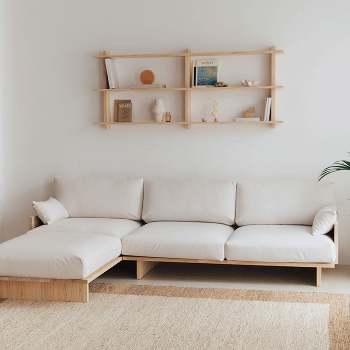 Tramontana 4 seater sofa with chaise longue 272 cm