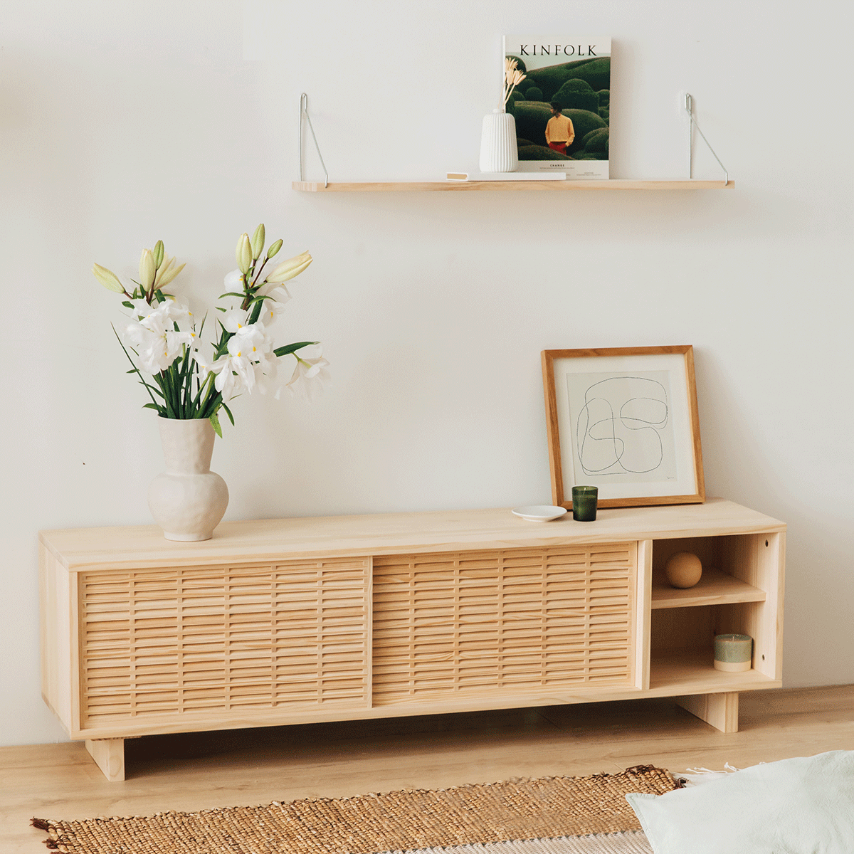 Natural unvarnished and Natural varnished
