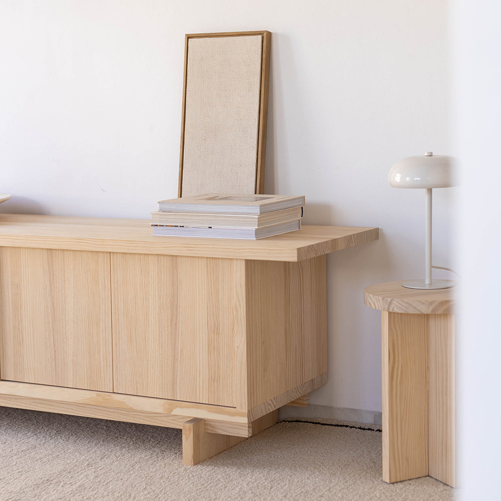 Natural unvarnished and Natural varnished