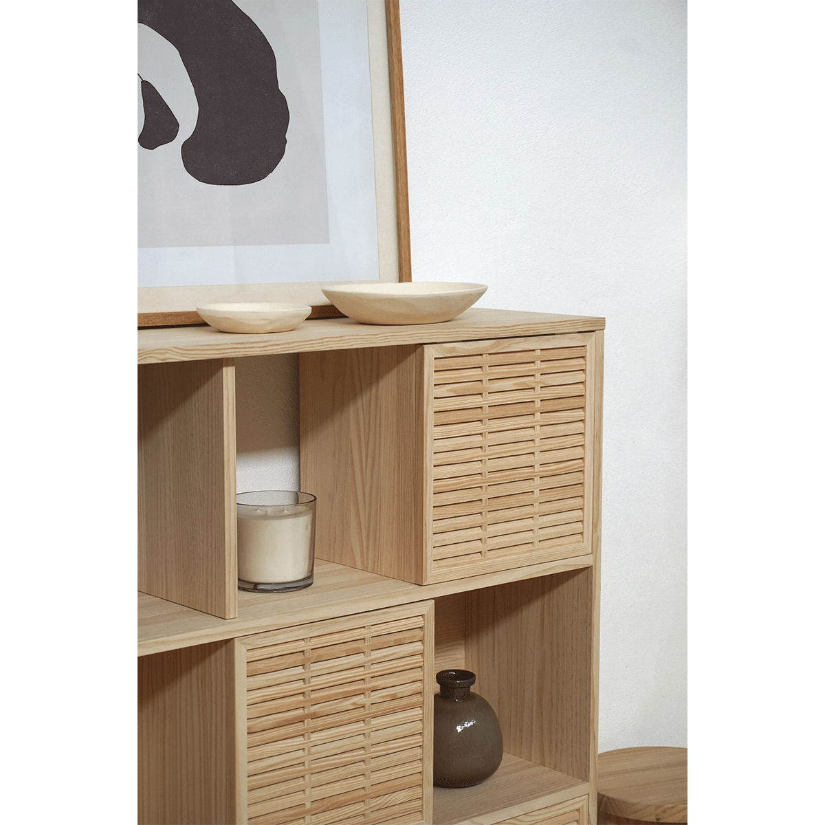 Etagère Morella en pin avec 3 ou 6 portes mallorquina 160 cm
