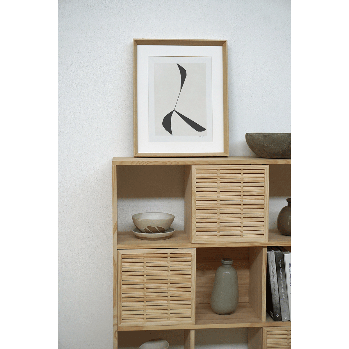 Regale aus Kiefer Morell mit 3 mallorquina Türen 98 cm