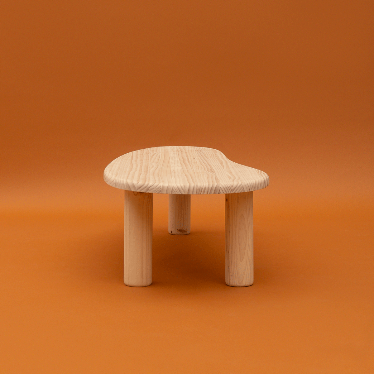 Tramadiu - Mesa de centro en madera de pino 130 cm