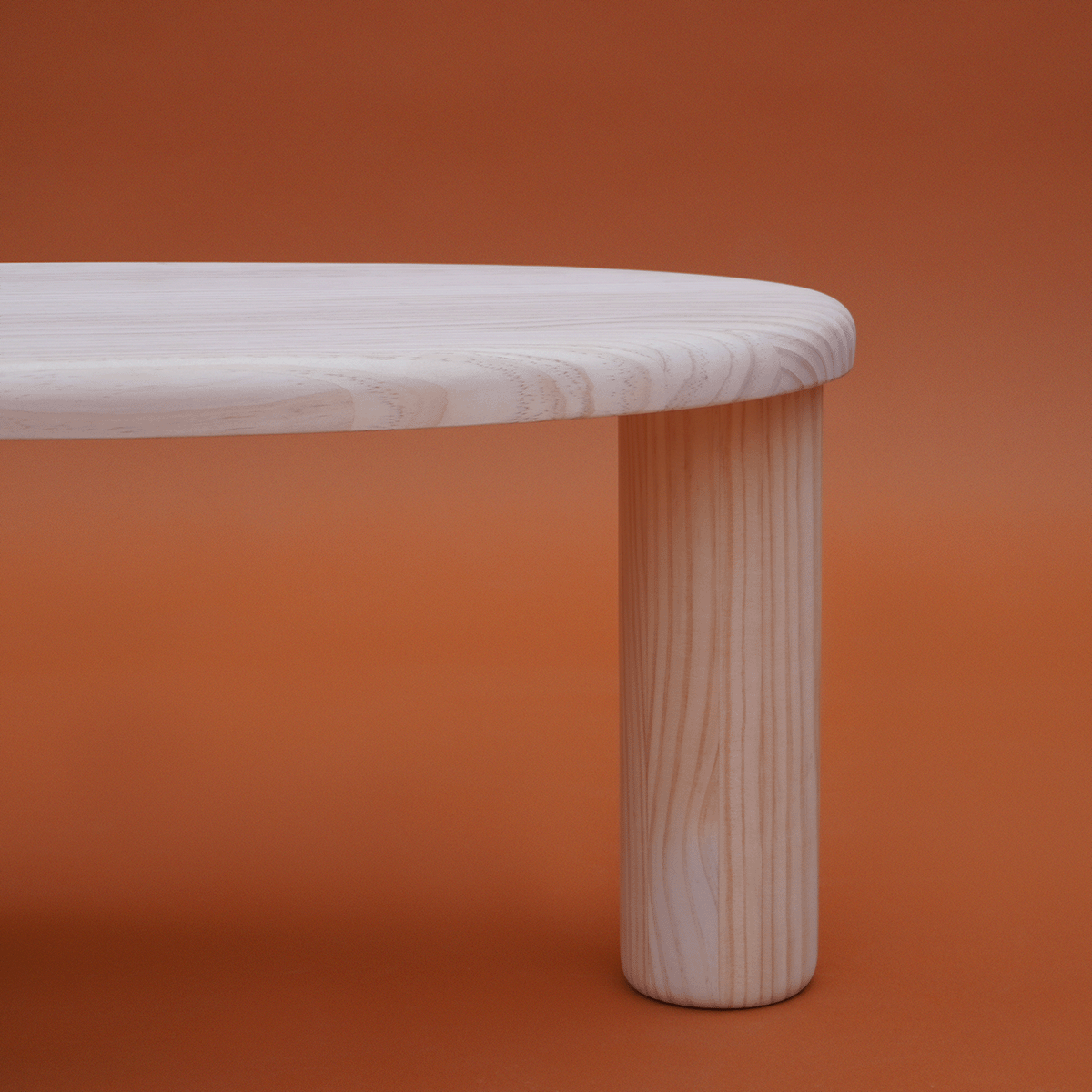 Tuna - Coffee table in pine wood 62 cm