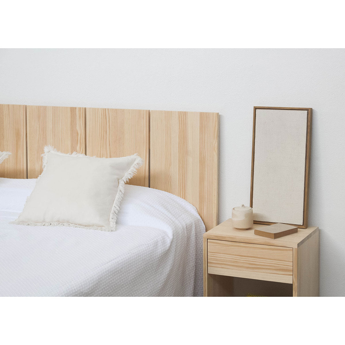 Cova Massivholz-Kopfteil 99 cm, 133 cm, 166 cm oder 200 cm
