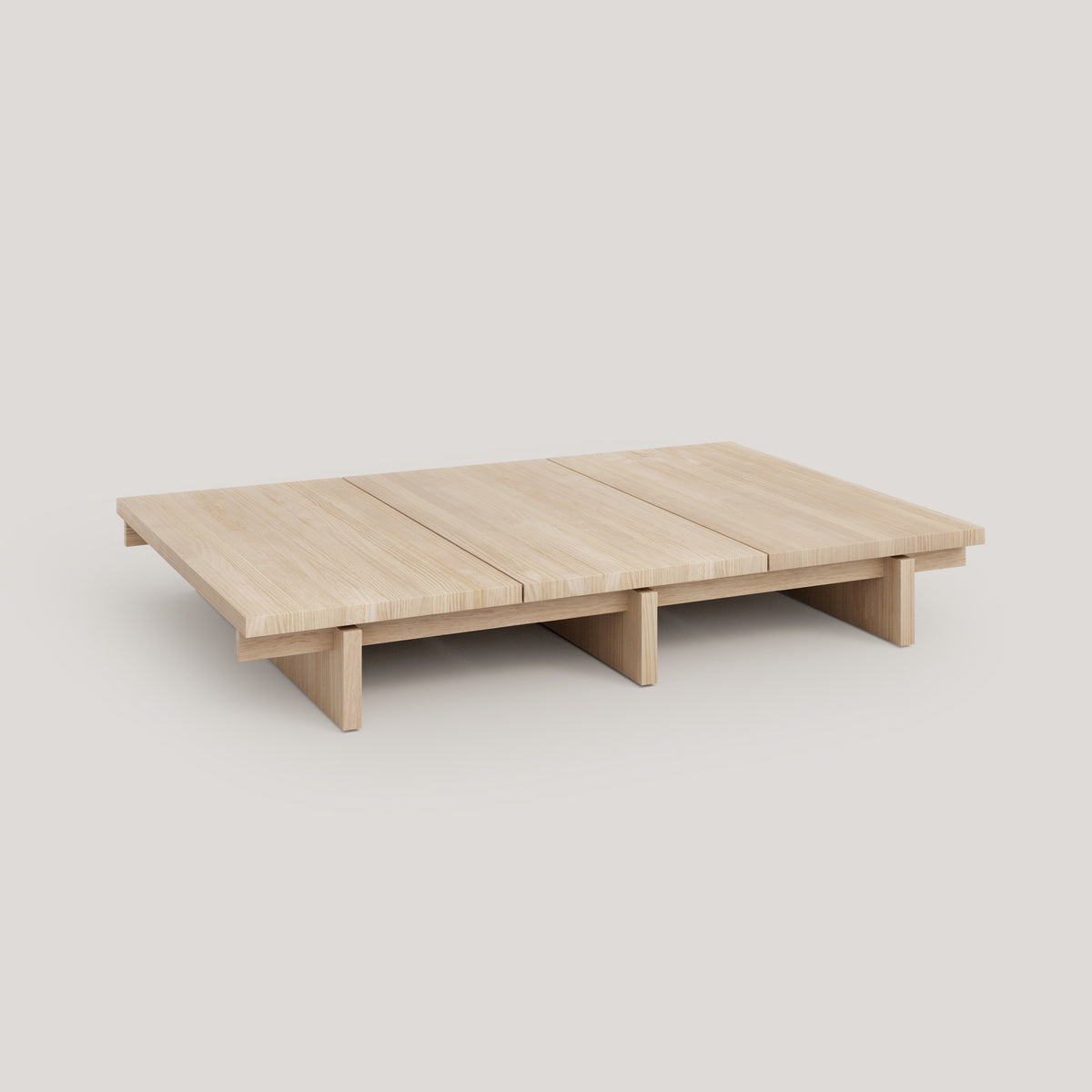 Natural unvarnished and Natural varnished