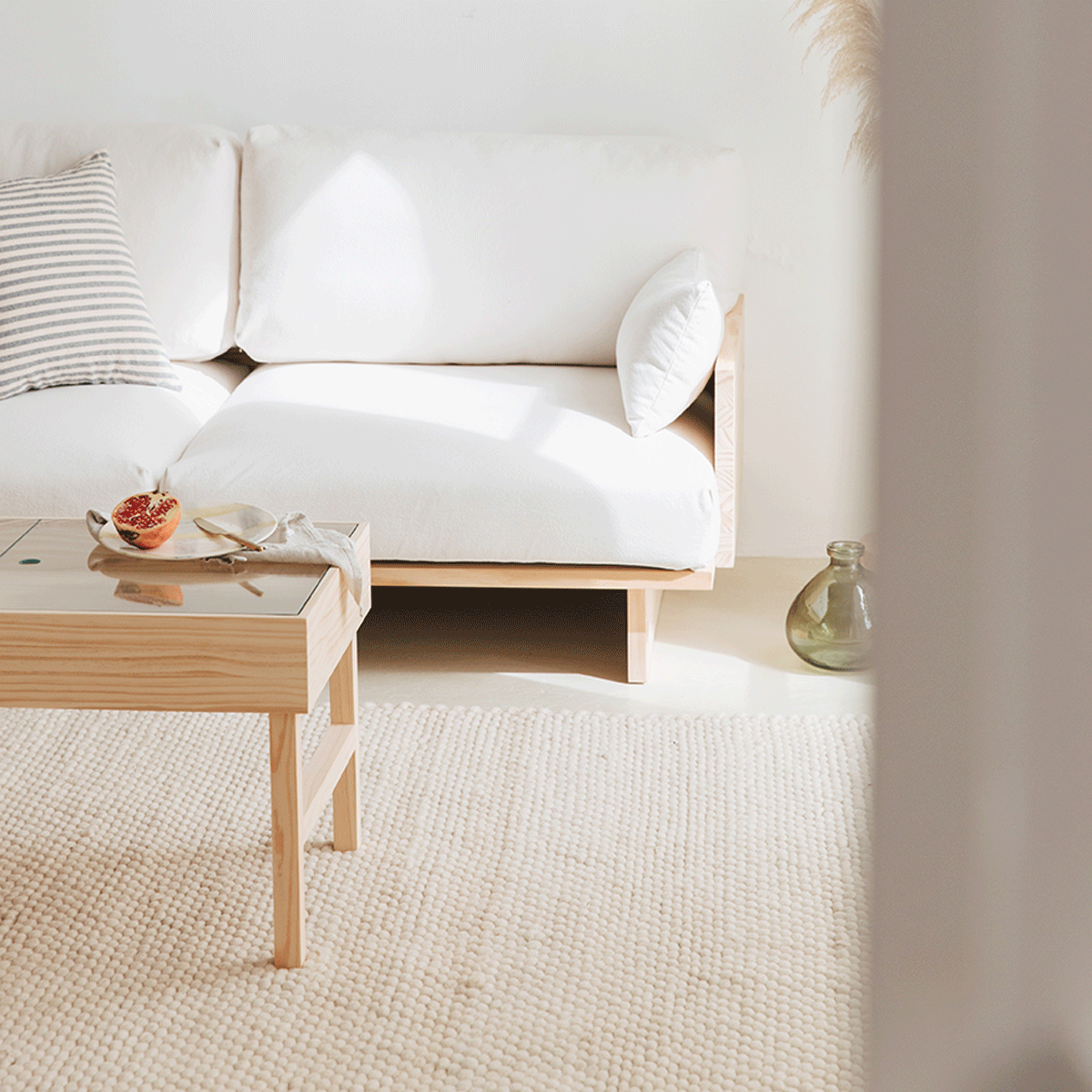 Mistral Zweisitzer-Sofa Mediterraner Stil 183 cm