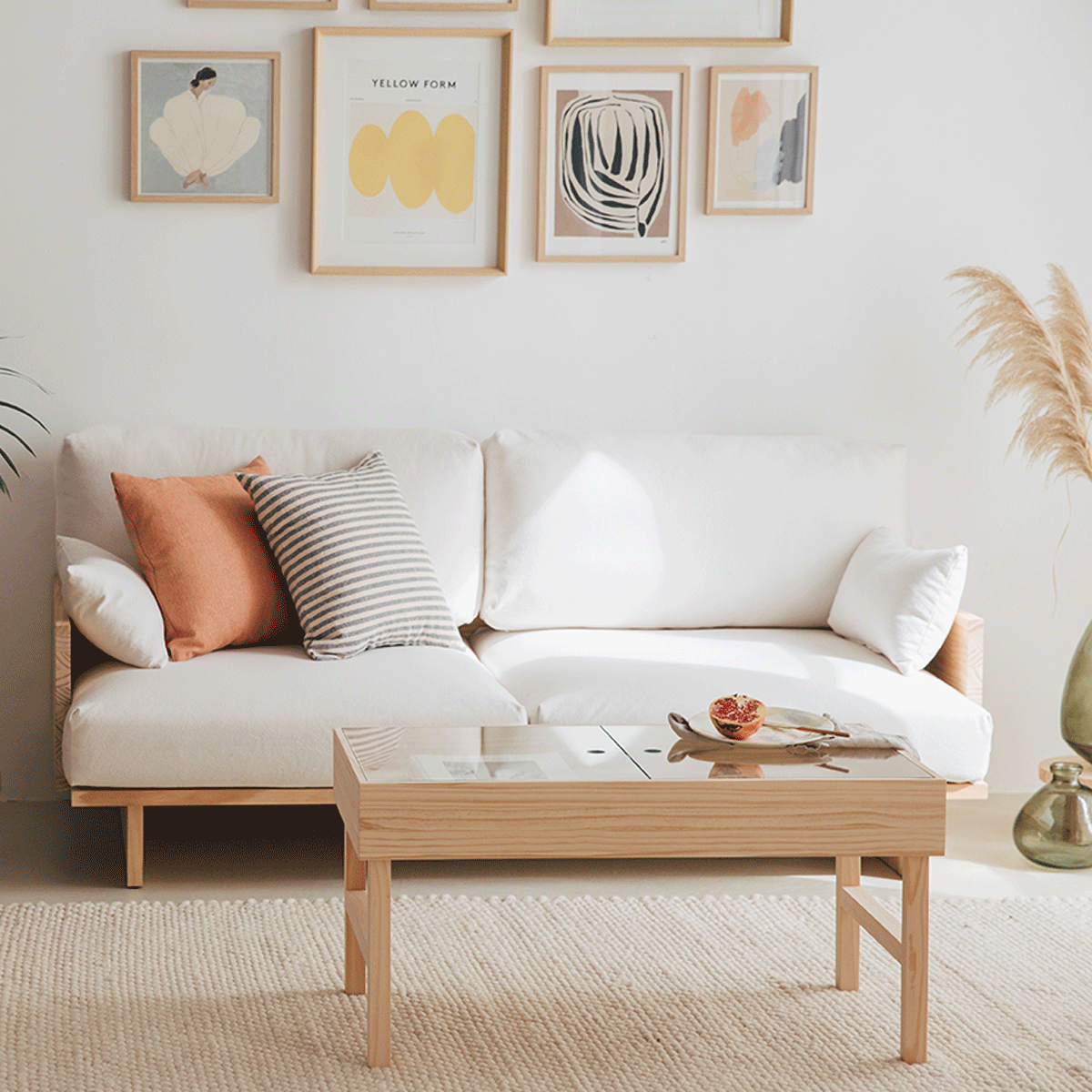 Mistral Zweisitzer-Sofa Mediterraner Stil 183 cm