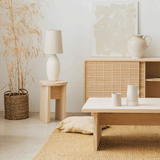 Calpe - Natural wooden stool 42 cm