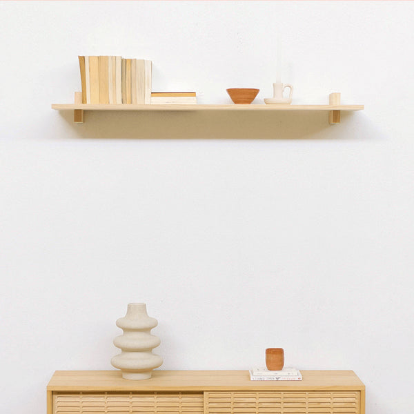 Deyá single wall shelf from 90 cm to 180 cm