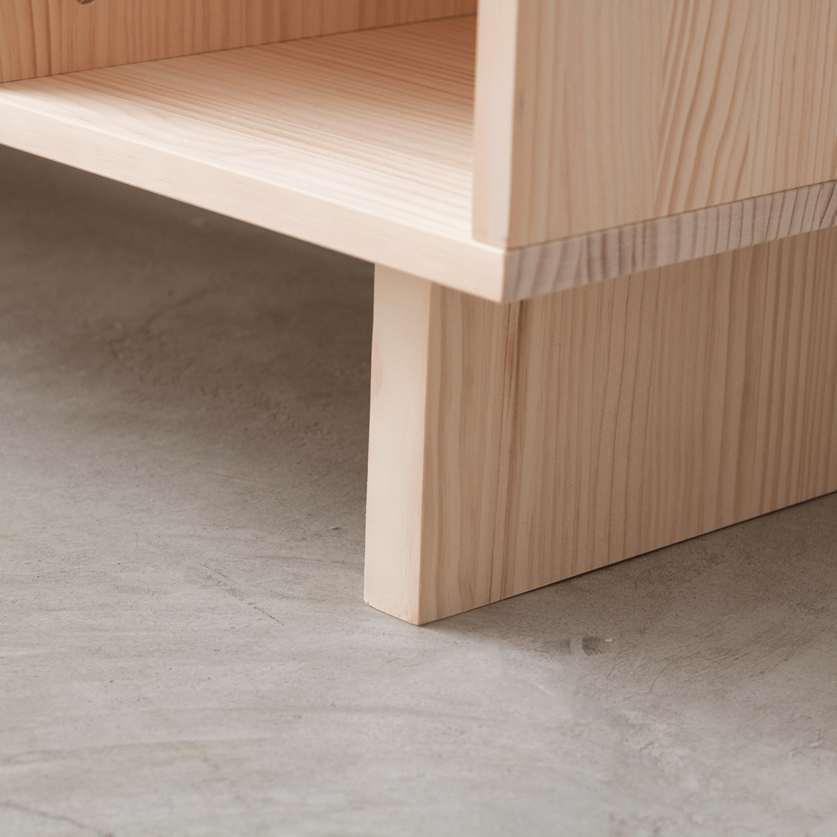 Natural unvarnished and Natural varnished