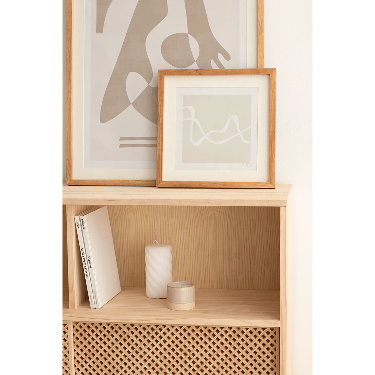 Buffet en pin Cadaqués avec 2 portes 120 cm