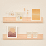 Wooden shelf for pictures 90cm, 150cm, 165cm, 180cm - Llevantina