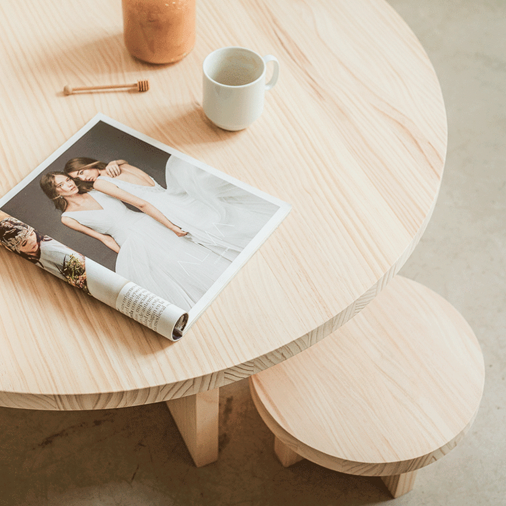 Natural unvarnished and Natural varnished