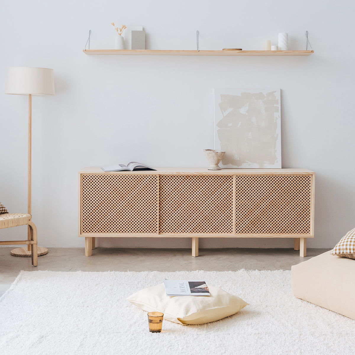 Sideboard Altea aus Kiefer mit 2 oder 3 Türen 180 cm