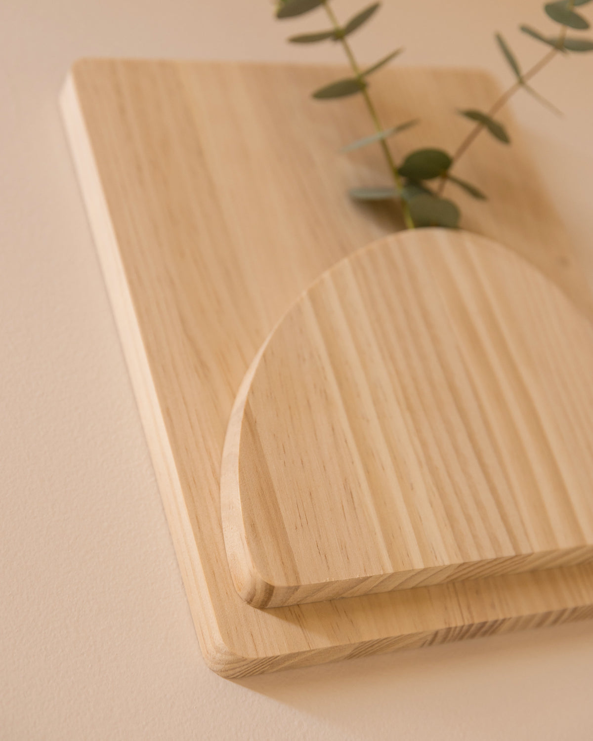 Natural unvarnished and Natural varnished