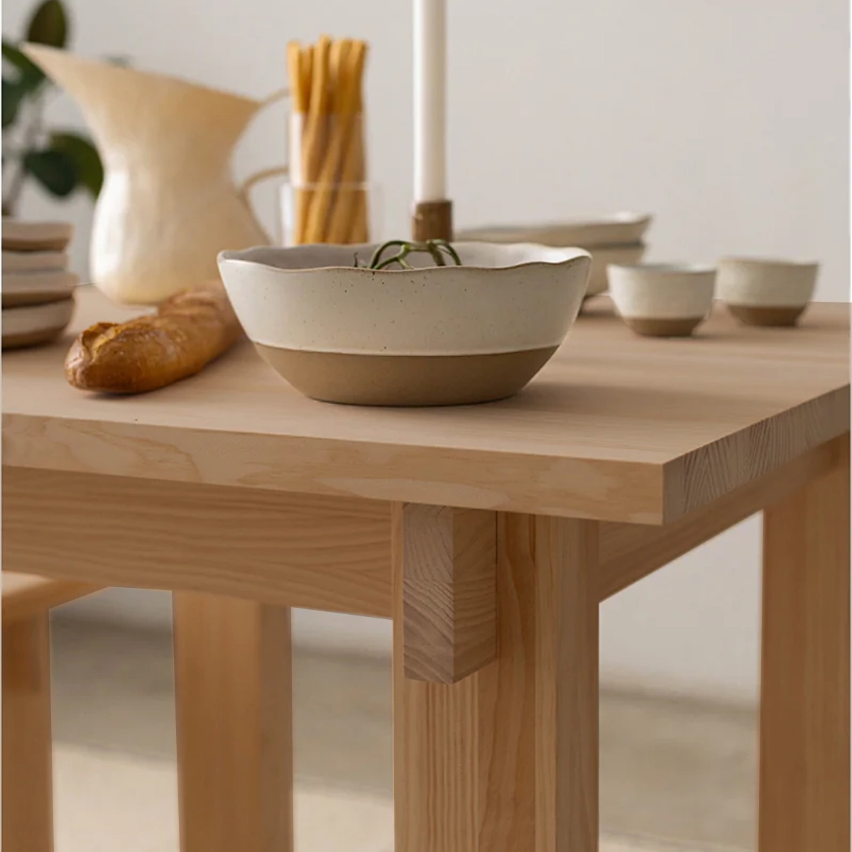 Oak color varnished