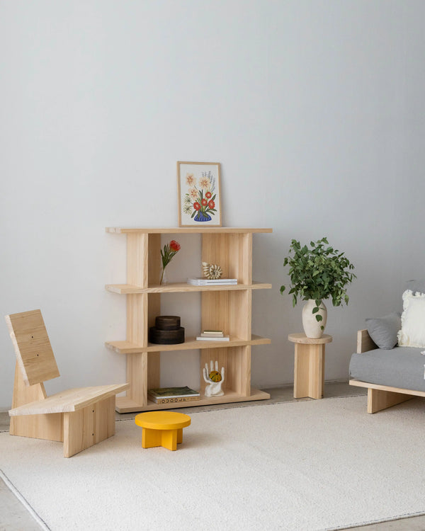 Castell Massivholz Bücherregal 106,5 x 115,2 cm
