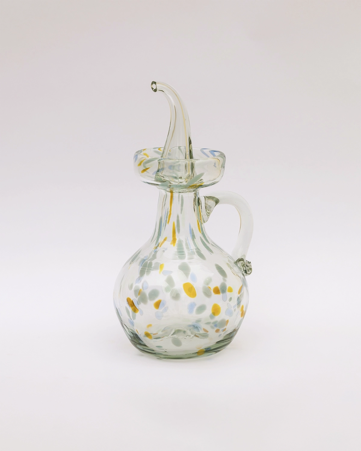 Llubí Ölflasche aus mundgeblasenem Glas