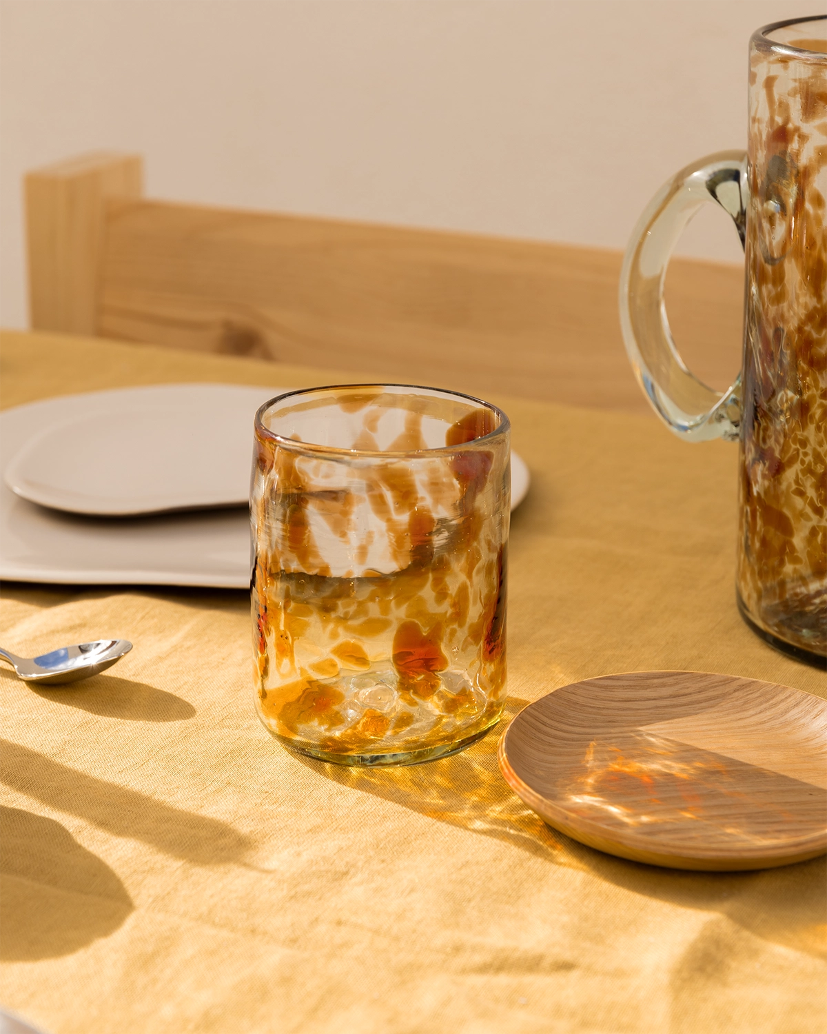 Vaso de vidrio soplado Sineu