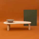 Tramadiu - Coffee table in pine wood 130 cm