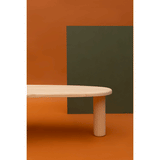 Tramadiu - Table basse en bois de pin 130 cm
