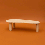 Tramadiu - Table basse en bois de pin 130 cm