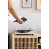 Meuble TV vinyle Mendia en bois massif 1 porte 102,2 x 57,6 cm