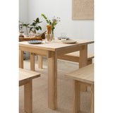 Dining table Palafrugell made of solid pine wood 180 x 90 cm