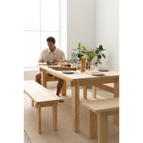 Dining table Palafrugell made of solid pine wood 180 x 90 cm