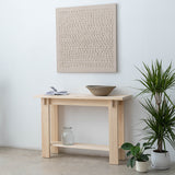 Console Tagomago in solid natural pine 120 x 80 cm