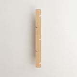 Wall coat rack Saona in solid pine wood 100 cm